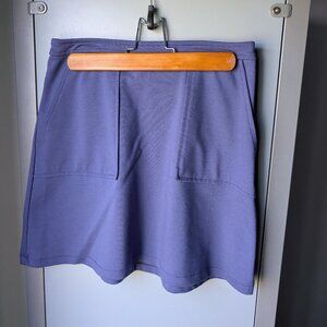 Purple skirt - stretchy with pockets and side zip